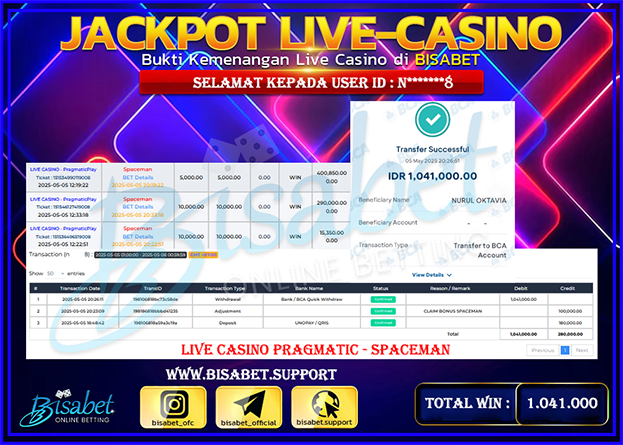 SPACEMAN LIVE CASINO