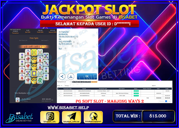 PG SOFT SLOT - MAHJONG WAYS 2