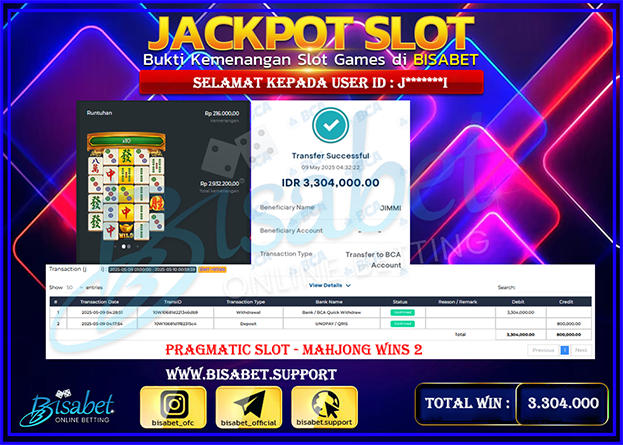 SLOT MAHJONG WINS